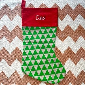 The Land of Nod “Dad” Stocking